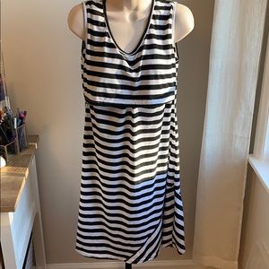 Striped Nursing Nightdress